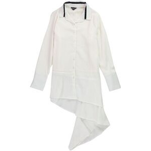 Verona Collection Womens Modest Button Down Blouse, White, NWT